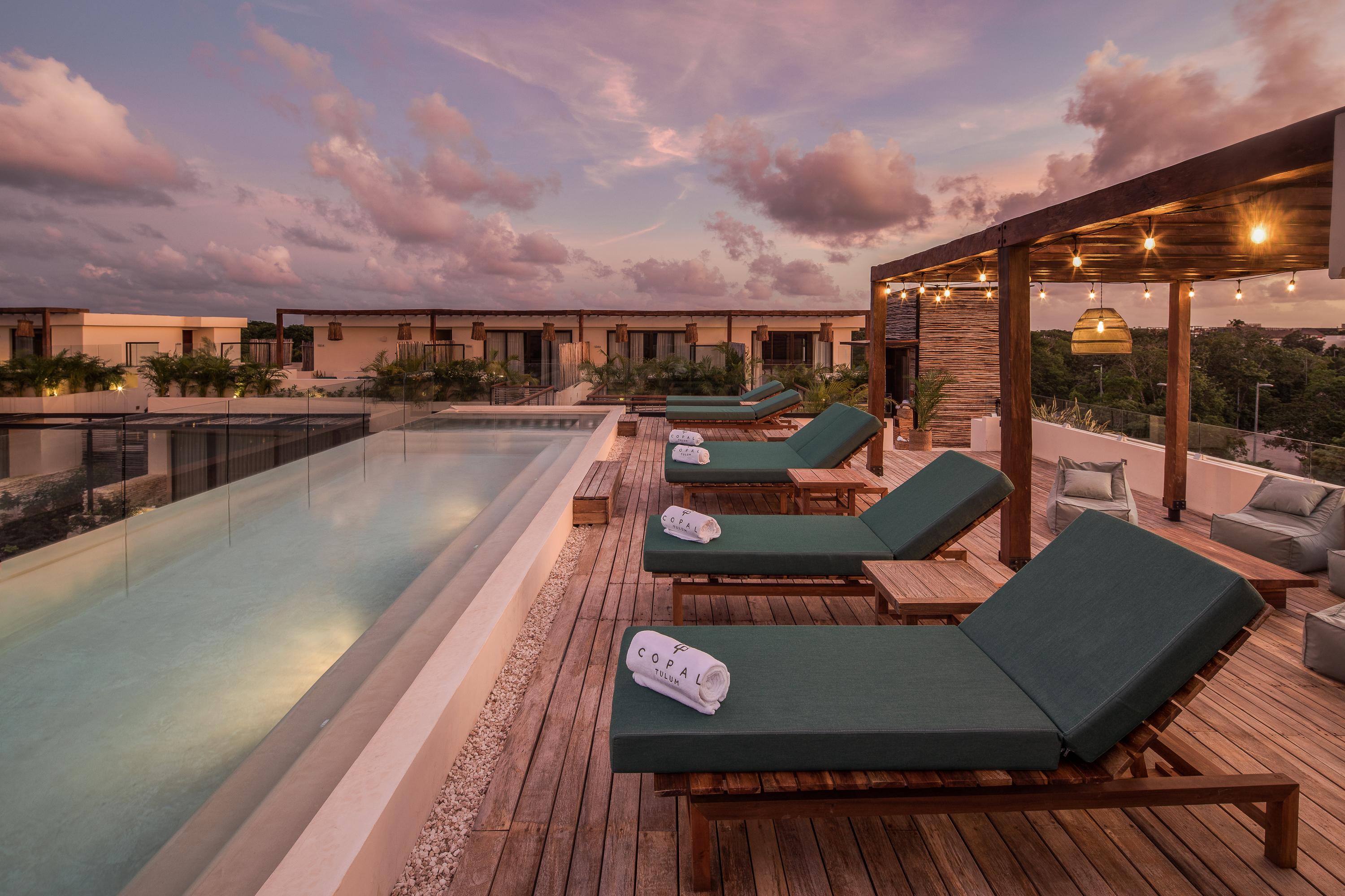 Copal Tulum Hotel Extérieur photo Rooftop pool at the Habitas Hotel in Tulum, Mexico