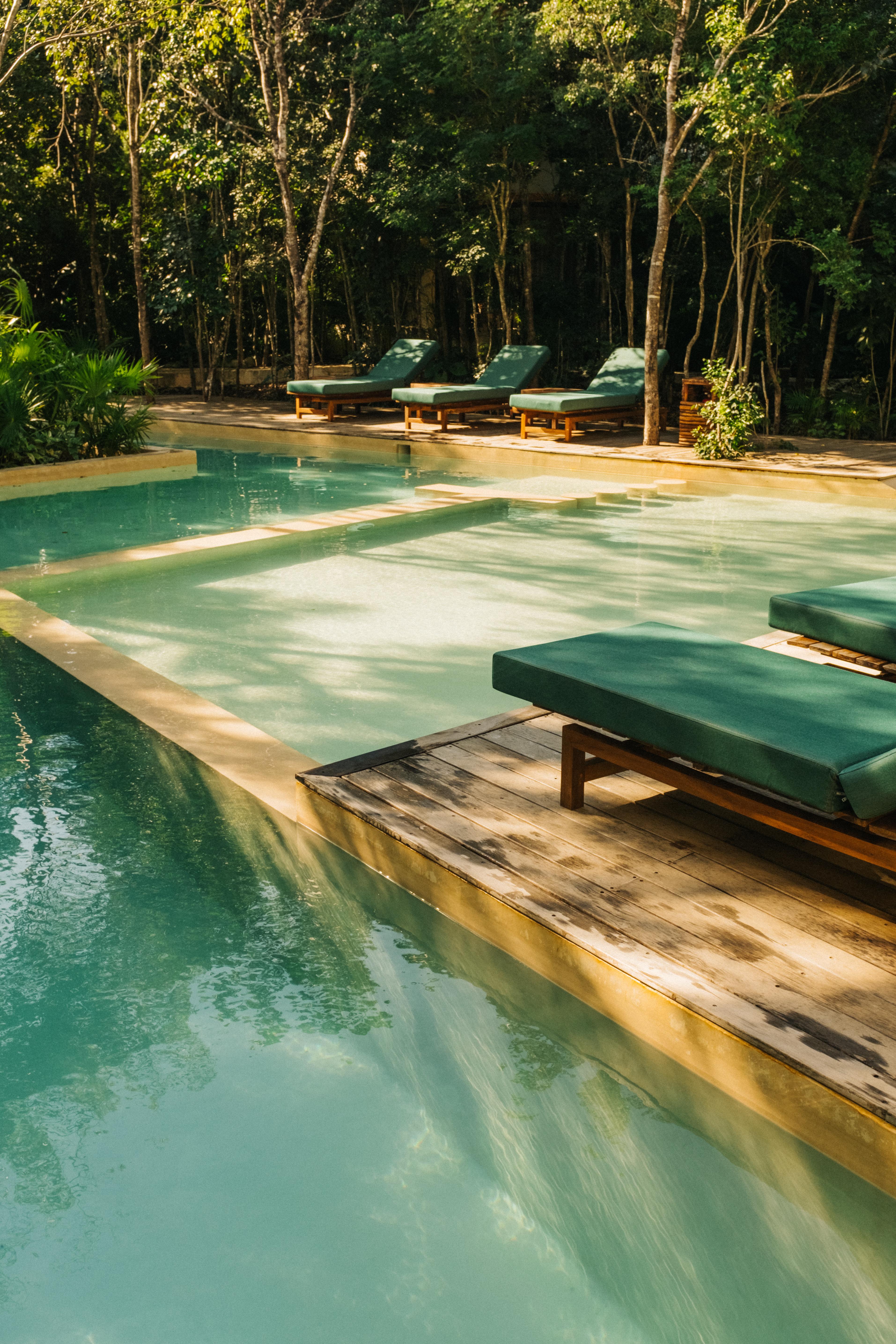 Copal Tulum Hotel Extérieur photo Infinity pool at the hotel