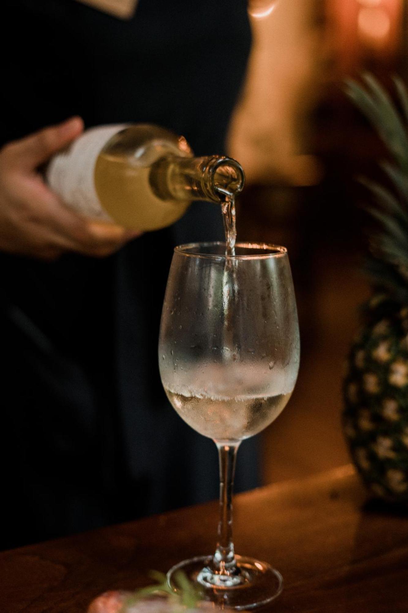Copal Tulum Hotel Extérieur photo A glass of sparkling wine