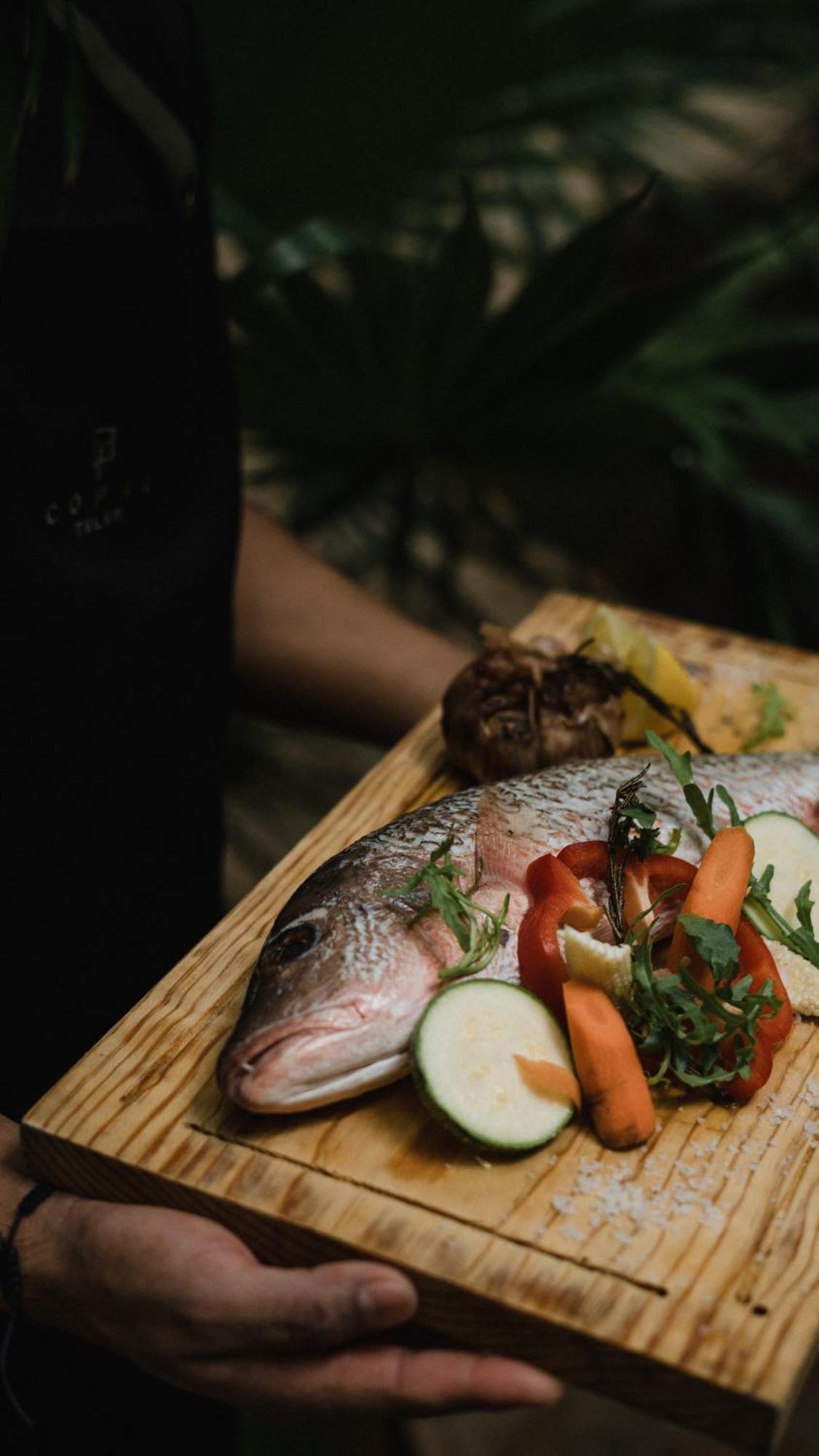 Copal Tulum Hotel Extérieur photo A fish prepared for consumption