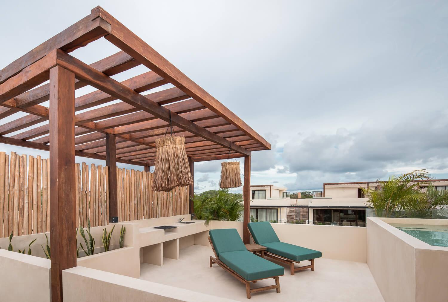 Copal Tulum Hotel Chambre photo Rooftop at Flora Farms