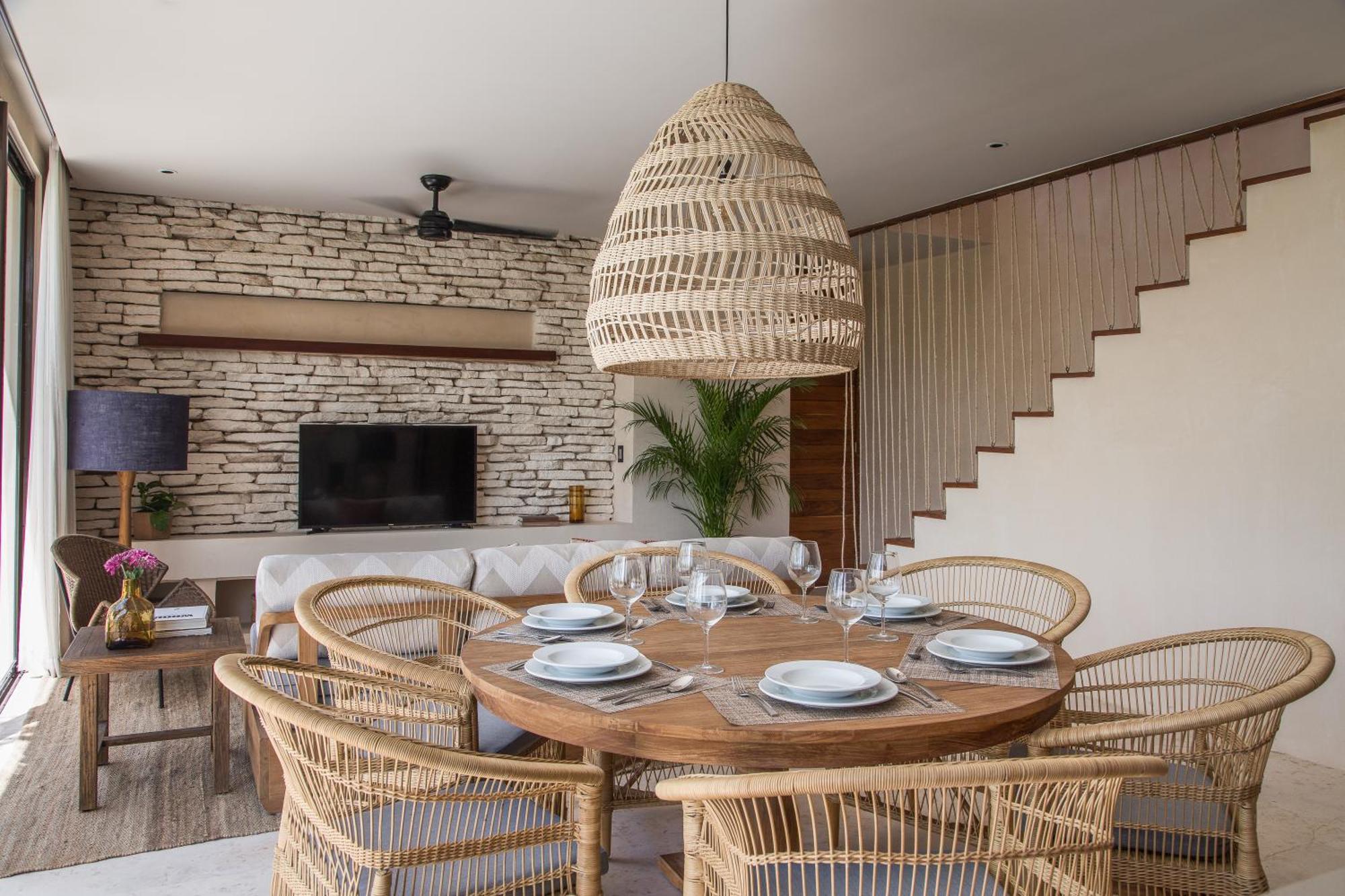 Copal Tulum Hotel Chambre photo A dining room